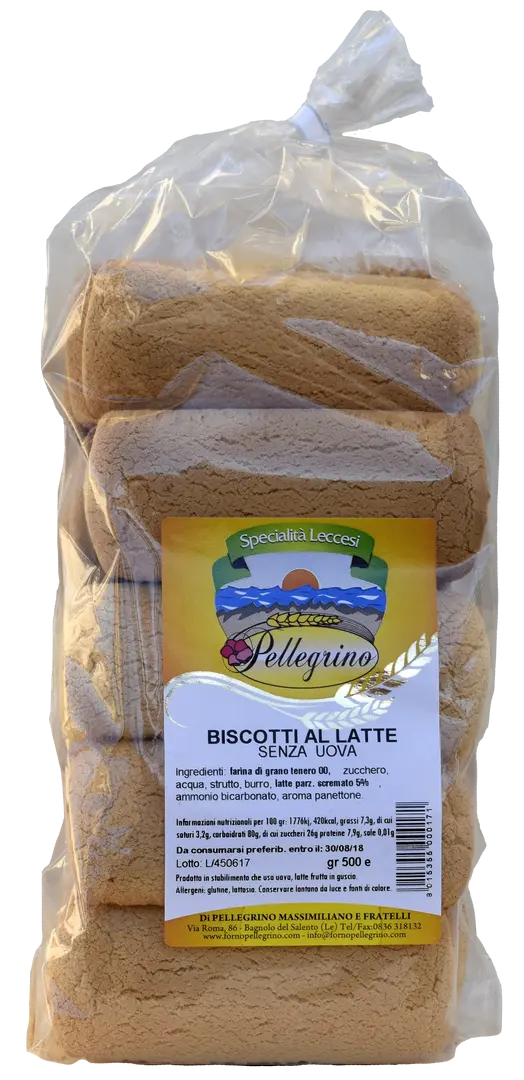 BISCOTTI AL LATTE gr 400